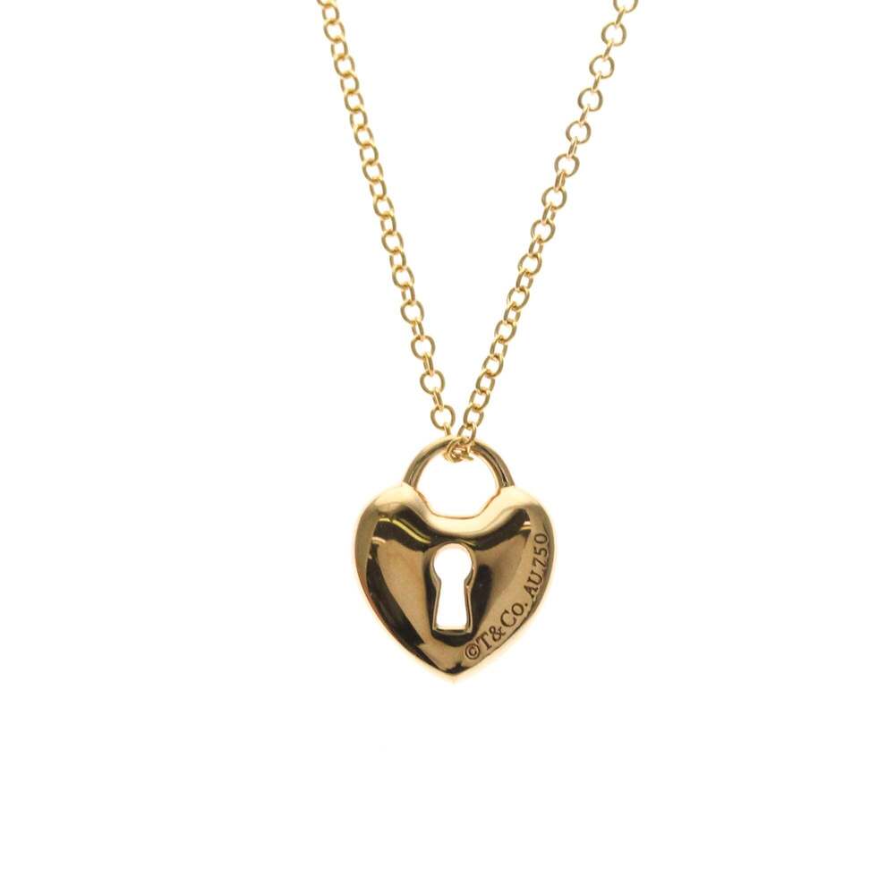 TIFFANY 18k Gold Heart Necklace